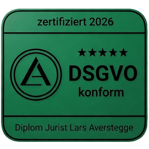 DSGVO konform Zertifikat – Grün